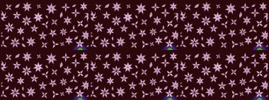 Renkli Bahar Teması eskiz kalıbı. Raster illüstrasyonundaki çiçek desenli çizim. Düz Çiçek Elementleri Tasarımı. Güzel kumaş deseni.