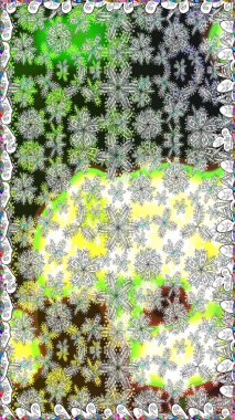 Kusursuz çiçek deseni. Gri renkli Asya tekstili. Raster illüstrasyonu.