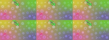 Soyut çiçek çizim kalıbı arka planı. Raster deseni. Raster illüstrasyonu. Tarafsız renklerde. Küçük çiçekte sevimli çiçek deseni var..