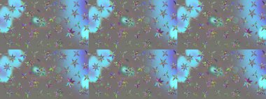 Arkaplan dokusu, duvar kağıdı, çiçek temalı gri renkler. Kabile sanatı boho baskısı, klasik çiçek arkaplanı. Soyut etnik raster çizim kalıbı.