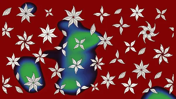 Raster illüstrasyonu. Küçük çaplı çiçeklerdeki basit şirin desenler. Tekstil veya kitap kapakları, imalat, duvar kağıtları, baskı, hediye paketi ve yapıştırma kitabı için çiçek eskiz geçmişi.