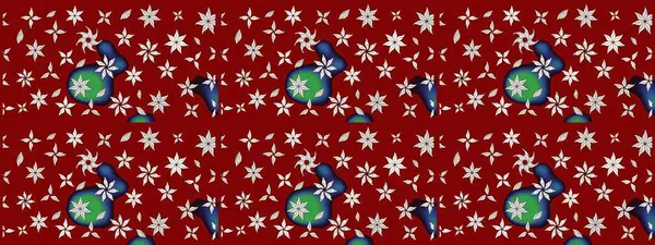 Karalama çiçekleri çizim kalıbı. Sanat, çiçeklere ilham veriyor ve arka planda bırakıyor. Kırmızı el çizilmiş desen. Raster deseni.