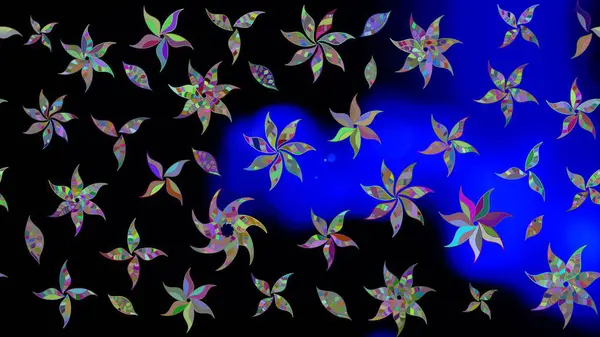 Eski usul küçük çiçekli şirin bir eskiz deseni. Raster illüstrasyonu. Kumaş, duvar kağıdı ve kağıt üzerine baskı yapmak için gelişen arka plan. Moda arka planında parlak buketler.