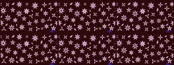 Çiçek desenli raster, kahverengi çizgi grafik desenli soyut raster arkaplan. Modern stil dokusu.