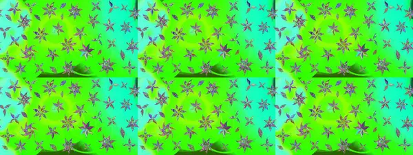 Raster illüstrasyonu. Küçük çaplı çiçeklerdeki basit şirin desenler. Tekstil veya kitap kapakları, imalat, duvar kağıtları, baskı, hediye paketi ve yapıştırma kitabı için çiçek eskiz geçmişi.