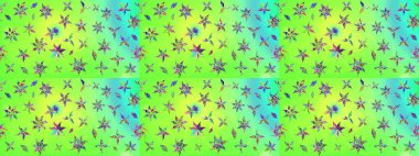 Raster güzel kumaş deseni çiziyor. Düz Çiçek Elementleri Tasarımı. Çiçek deseni. Renkli Bahar Teması çizim şablonu.