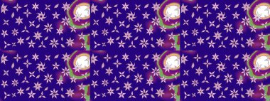 Çiçekli zambakların eskiz geçmişi. Çiçek tasarımı için inanılmaz bir kolaj cenneti tarzı. Parlak çiçekli kolaj çiçekleri mavi.