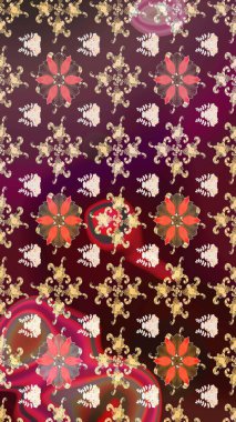 Sanat terapisi tarzı zen çizim için Contour kahverengi ve bej mandala şeklinde kar taneleri. El çizimi, dövme stili, kumaş tasarımı ve Raster illüstrasyonunda kartlar..