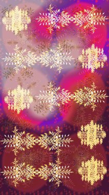 Kar tanesi simgesi, izole. Düz tasarım. Raster resim. Renkli arka plan üzerinde raster güzel kar taneleri.