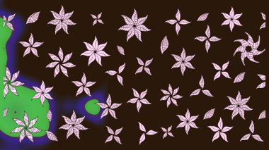 Eski model. Moda baskısı. Çiçeğin suluboya çizimlerinin mükemmel deseni. Suluboya çizim kalıbı. Dekorasyon ve tasarım için güzel desen.