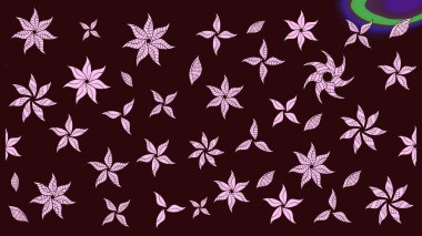 Küçük kahverengi çiçeklerdeki oldukça eski bir besin torbası deseni. Tekstil, kumaş, kapaklar, duvar kağıtları, baskı, paket, koleksiyon defteri, örgü, dekupaj için çiçek arkaplanı..