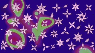 Mavi renkli çiçekler. Raster güzel bir çiçek deseni çizmiş. Tatil havası. Nazik romantik baskı. Bahar mevsimi.