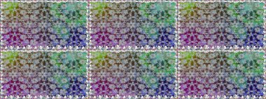 Parlak elementlerin. El çizimi Raster çizimi. Duvar kağıdı, web sayfası arka planı, ambalaj kağıdı, davetiye, broşür, afiş veya web sitesi için kusursuz çiçek deseni kullanılabilir.