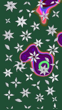 Taslak süsleme izi. Etnik Mandala havlusu. Raster Henna tarzı. Sınır Kızılderili çiçekli paisley patten. Tebrik kartı arkaplanı, boyama kitabı, arkaplan, tekstil için kullanılabilir.