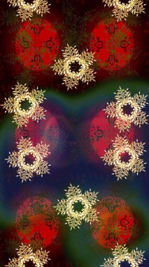 Kar taneleri arka plan. Raster resim. Snowflakes desen. Kar tanesi süs desen. Düz çizmek özgeçmişlerine izole soyut kar taneleri ile.