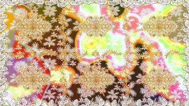 Kusursuz klasik raster altın desenli. Tarafsız renklerde, altın elementlerle kusursuz desen. Geleneksel oryantasyon süsü. Klasik vintage arkaplan.