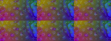 Raster Yumuşak kumaş deseni. Klasik taslak çizimi. Raster çiçek izi. Çiçek rengi eskiz deseni.