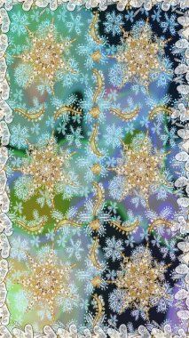 Altın elementli nötr renkler. Kusursuz altın desenli bukleler. Doğu tarzı arabesk. Raster altın desen. Raster illüstrasyonu.