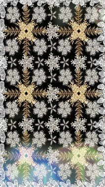 Raster illüstrasyonunda kusursuz çiçek deseni. Suluboya tarzında siyah renkte çiçekler.