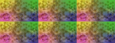 Raster kar taneleri deseni. Renkli arka planda güzel kar taneleri. Raster illüstrasyonu.