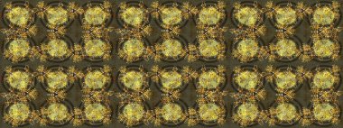 Renkli elementlerle Raster ilginç desen