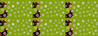 Organik elementler. Botanik çizim kalıbı. Raster deseni. Suluboya etkisi.