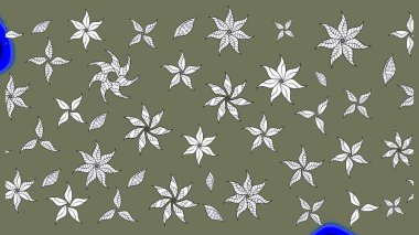 Üst manzara, yumuşak stil. Sevgililer günü ve tebrik kartı konsepti için şık bir davetiye. Çiçek kompozisyonu, el boyası, hassas şablon. Yeşil renkte manzaralı çiçek deseni.