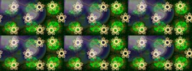 Snowflakes desen. Raster kar taneleri arka plan. Kar tanesi renkli desen. Renk arka plan üzerinde izole soyut kar taneleri ile düz tasarım. Raster illüstrasyon.