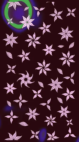 Manzaralı çiçek deseni. Çiçek kompozisyonu, el boyası, hassas şablon. Sevgililer günü ve tebrik kartı konsepti için şık bir davetiye. Üst görünüm, yumuşak kahverengi renk tarzı.