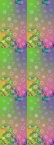 Çiçekler suluboya eskiz deseni. Raster Stili kumaş deseni.