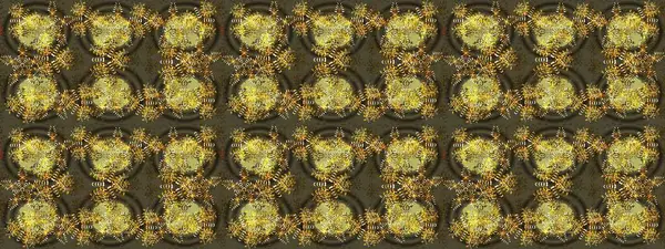 Renkli elementlerle Raster ilginç desen