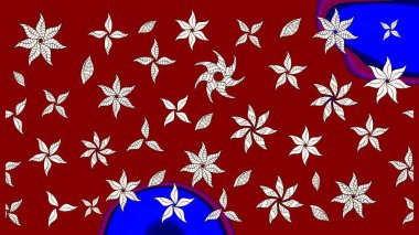 Bahar mevsimi. Nazik romantik baskı. Kırmızı renkte çiçekler. Tatil havası. Raster güzel bir çiçek deseni çiziyor..