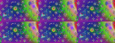 Renkli Bahar Teması eskiz kalıbı. Raster illüstrasyonu. Yeşil renkte zarif çiçek buketi suluboya. Düz Çiçek Elementleri Tasarımı.