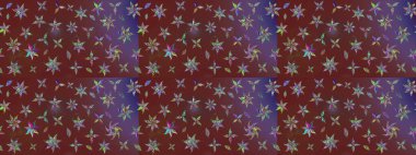 Kahverengi çiçekli eskiz deseni, suluboya çiçek deseni, sevimli çiçek, duvar kağıdı, kart veya kumaş için fayanslı. Raster - stok.