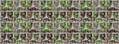 Çiçek çelengi. Güzel, parlak, pürüzsüz kumaş, tuval. Kıvırcık, parlak örgü. Şablon, pürüzsüz, çiçekli kenar. Raster illüstrasyonu. Klasik eski arkaplan.