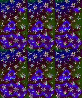 Raster illüstrasyonu. Anti-stres için soyut örnek sayfası. Kahverengi renklerde.