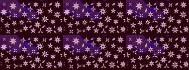 Renkli Bahar Teması eskiz kalıbı. Düz Çiçek Elementleri Tasarımı. Parlak arkaplan eskiz desenli çiçekli fantezi tasarımı.