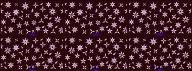 Halk tarzı. Modern çiçek arkaplanı. Parlak renkli çiçekleri ve kahverengi renkli yaprakları olan harika bir çiçek deseni. Moda baskıları için zarif bir şablon.