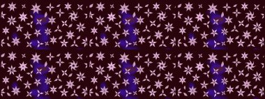 Raster güzel kumaş deseni çiziyor. Düz Çiçek Elementleri Tasarımı. Renkli Bahar Teması eskiz kalıbı. Çiçek deseni.