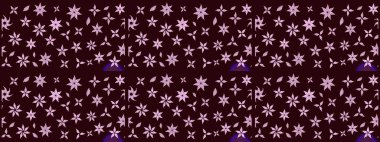 Modern stil dokusu. Çiçek desenli raster, kahverengi çizgi grafik deseni soyut raster arkaplan.