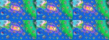 Suluboya çizim kalıbı. Dekorasyon ve tasarım için güzel bir desen. Moda baskısı. Çiçeğin suluboya çizimlerinin mükemmel deseni. Eski.