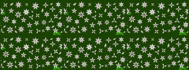 Çiçekler yeşile. Eskiz arkaplan modeli. Suluboya, elle çizilmiş. Raster stoku.