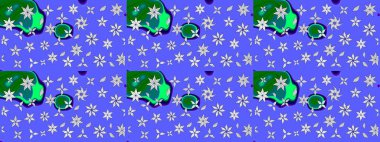 Raster illüstrasyonu. Küçük çiçekteki sevimli çiçek deseni. Tony 'nin kumaş kalıbını çiz. Modaya uygun kumaş deseni.