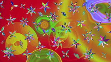 Güzel kumaş deseni. Raster suluboya deseni, narin çiçekler, kırmızı çiçekler, tebrik kartı şablonu..