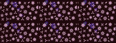 Güzel kumaş deseni. Raster illüstrasyonu. Küçük çiçekteki sevimli çiçek deseni. Güzel karalamalı çiçek deseni çiz..