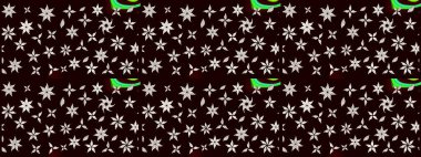 Modaya uygun kumaş deseni. Tony 'nin kumaş kalıbını çiz. Raster illüstrasyonu. Küçük çiçekte sevimli çiçek deseni var..