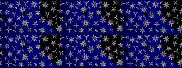 Zarif, parlak ve mavi çiçek desenli tasarım. Raster. Sabıka baskıları, bebek kıyafetleri, duvar kâğıtları, paket kutuları vb..
