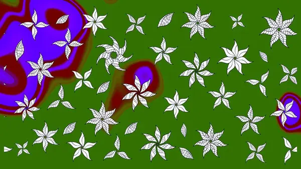 Moda arka planında parlak buketler. Raster illüstrasyonu. Eski usul küçük çiçekli şirin bir eskiz deseni. Kumaş, duvar kâğıdı ve kağıda yazdırmak için gelişen arkaplan.