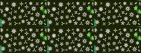 Raster illüstrasyonundaki çiçek desenli çizim. Suluboya tarzında gri renkte çiçekler.