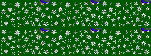 Çiçekler suluboya eskiz deseni. Raster Stili kumaş deseni.